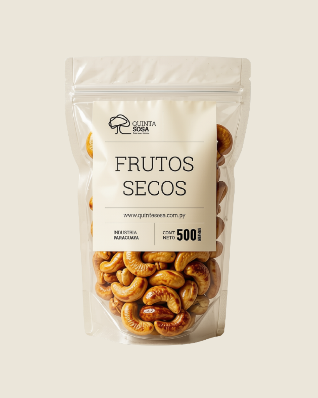 Castañas de cajú tostadas con sal