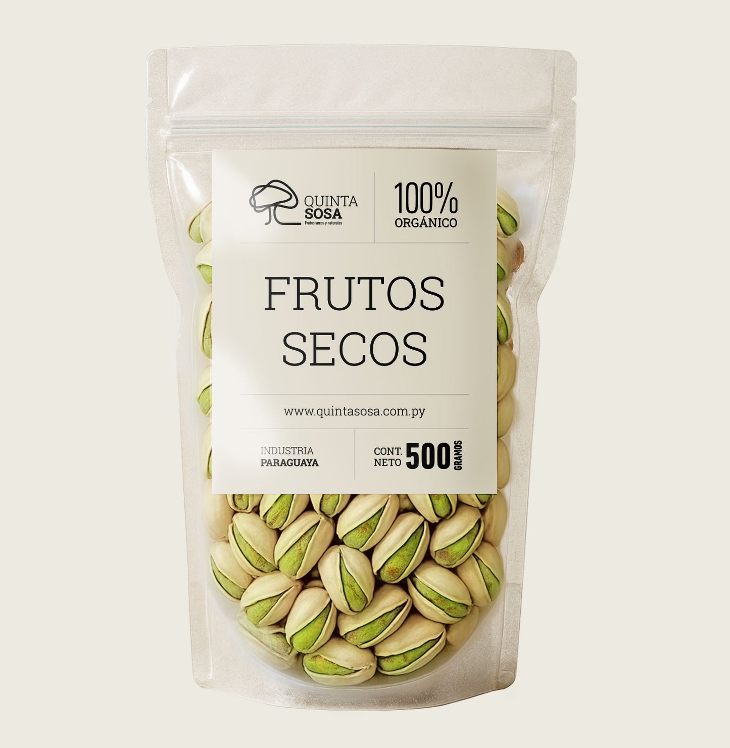 Pistachos con cáscara y sal